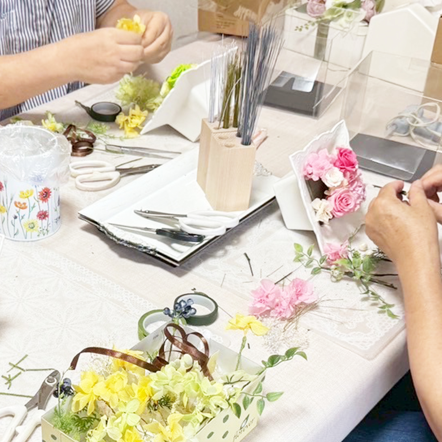 友人やご家族でのレッスンもOK